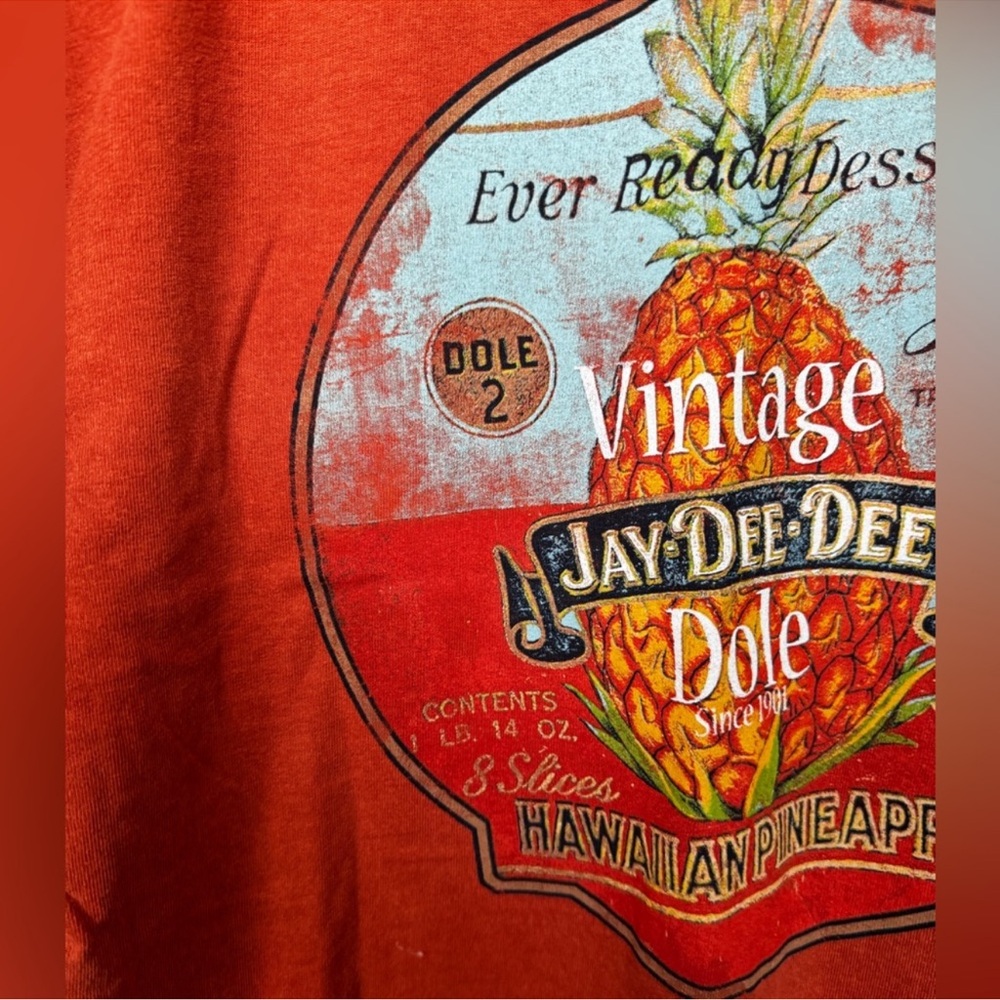Vintage Graphic Dole Hawaiian Pineapple Farm T Shirt New
'NWT Size M